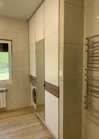 Ванная комната Шкафы для хранения и тумба  с умывальником (искусственный камень Tristoun M)